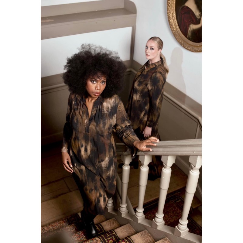 Plus Basics Dress MAO WINTER PLISSE